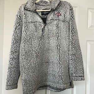 Wisconsin Sherpa 1/4 zip sweatshirt, large